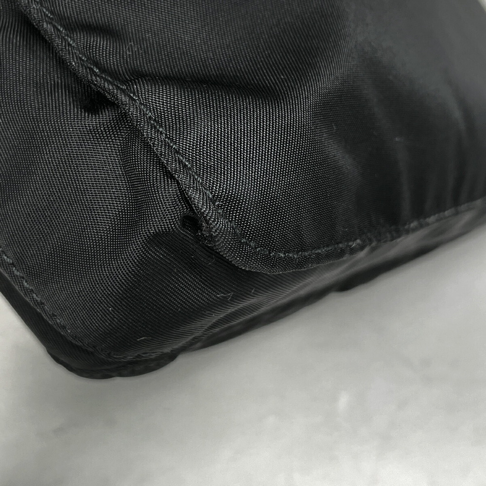 Prada Logo Plate Shoulder Bag Nero Black - Picture 3 of 7